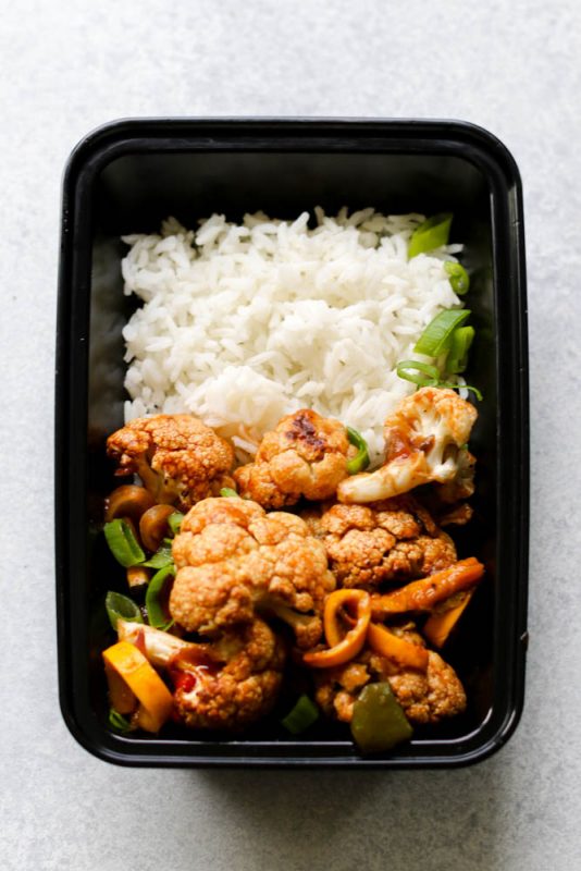 Sweet & Sour Cauliflower Bites Meal Prep