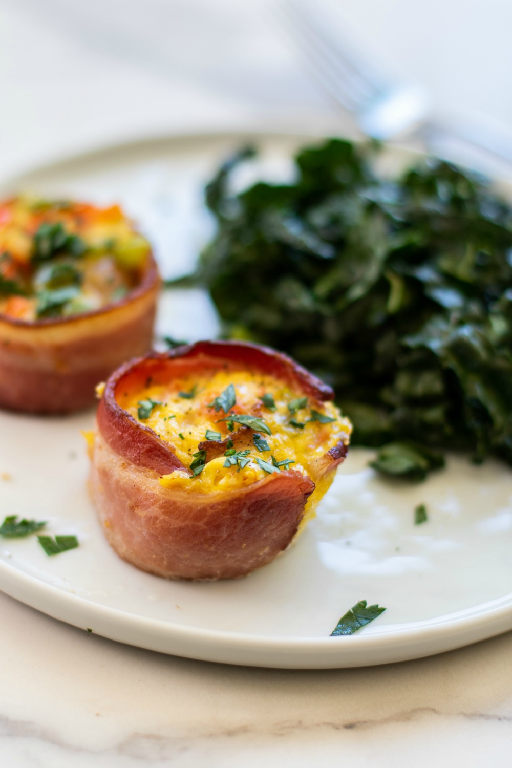 Bacon Wrapped Omelets