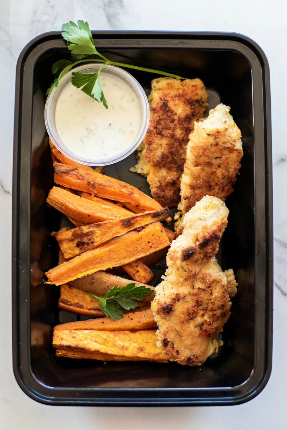 Chicken Finger & French Fry Meal Prep