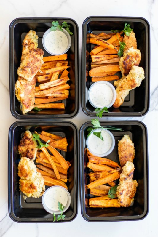 Chicken Finger & French Fry Meal Prep