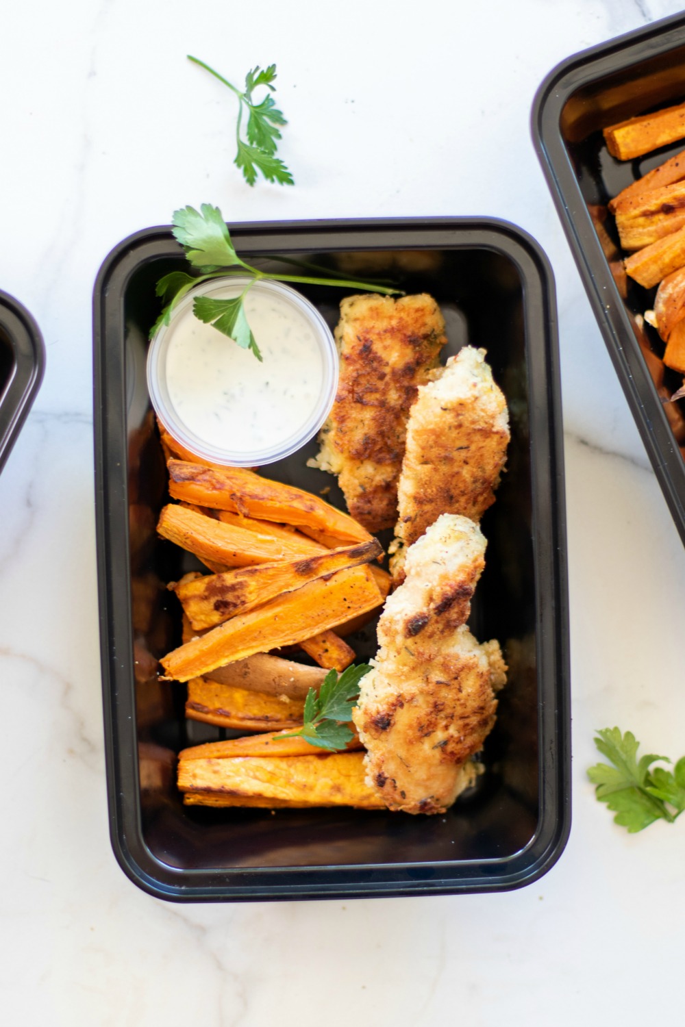 Chicken Finger & French Fry Meal Prep