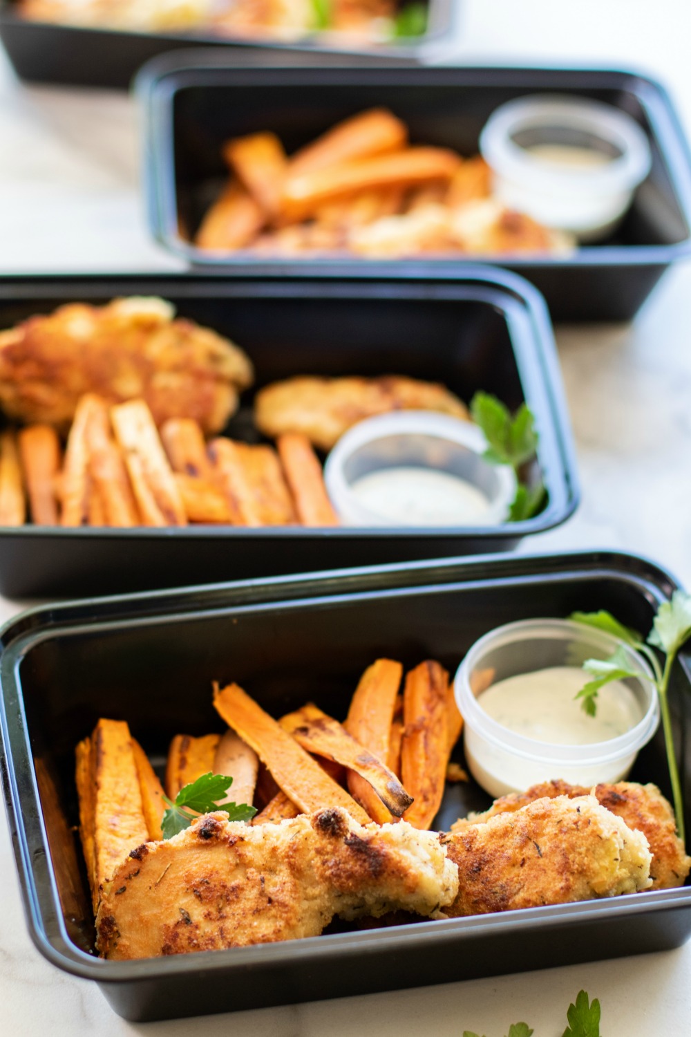Chicken Finger & French Fry Meal Prep