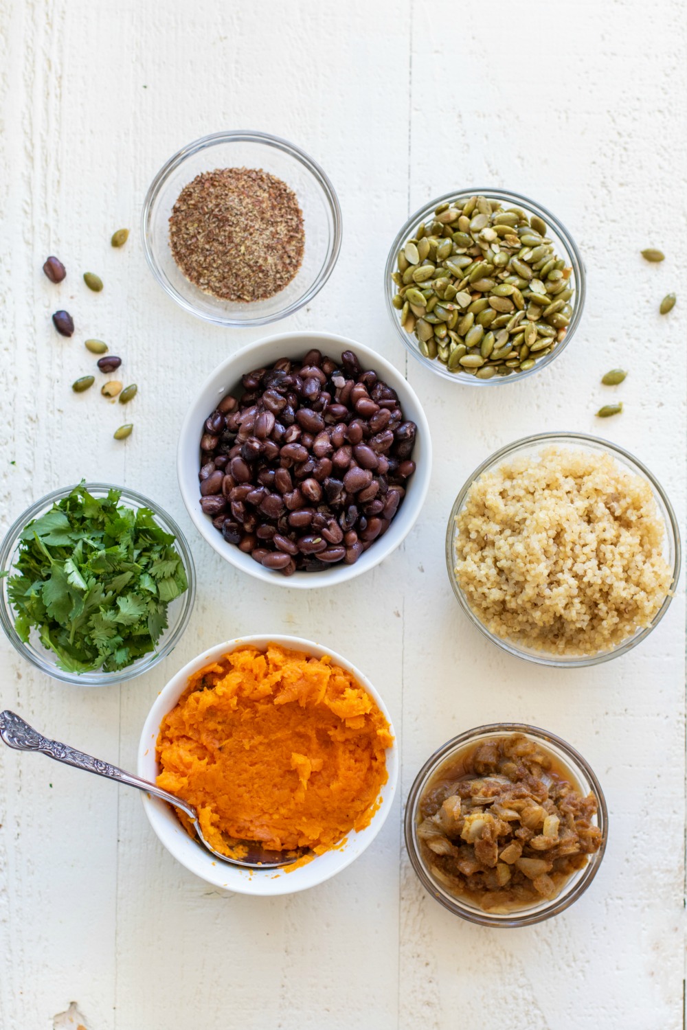 Sweet Potato & Black Bean Veggie Burger Meal Prep