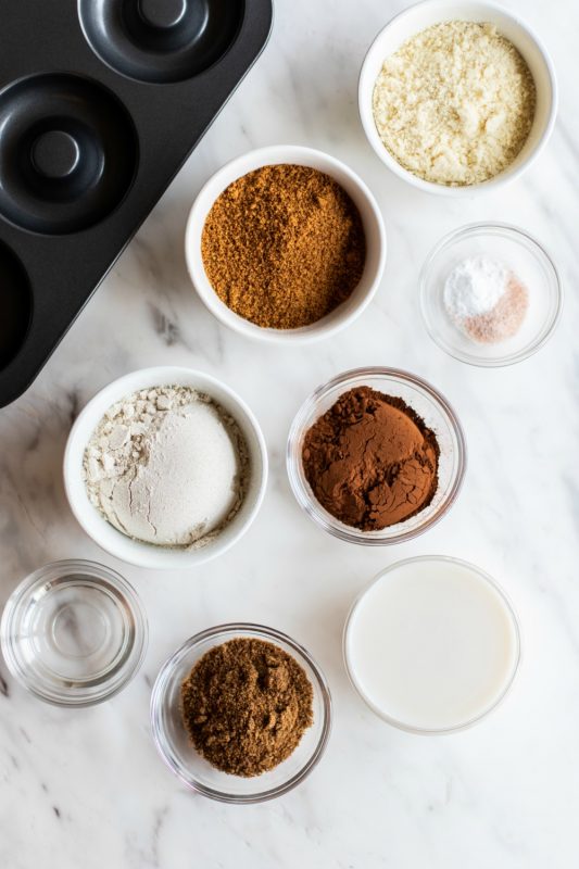 Vegan Double Chocolate Donut Meal Prep
