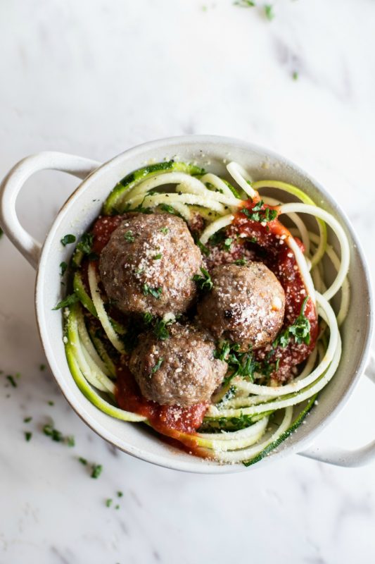 Keto Stuffed Meatball Meal Prep