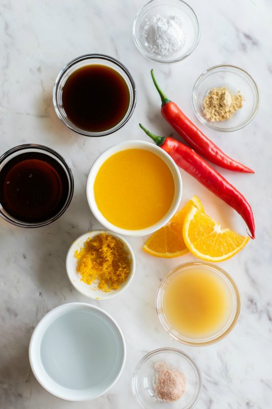 Paleo Orange Chicken Meal Prep