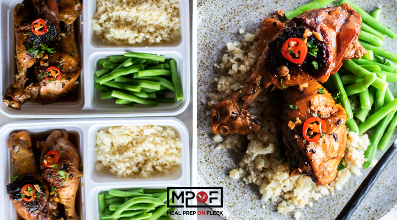 Chicken Adobo Meal Prep