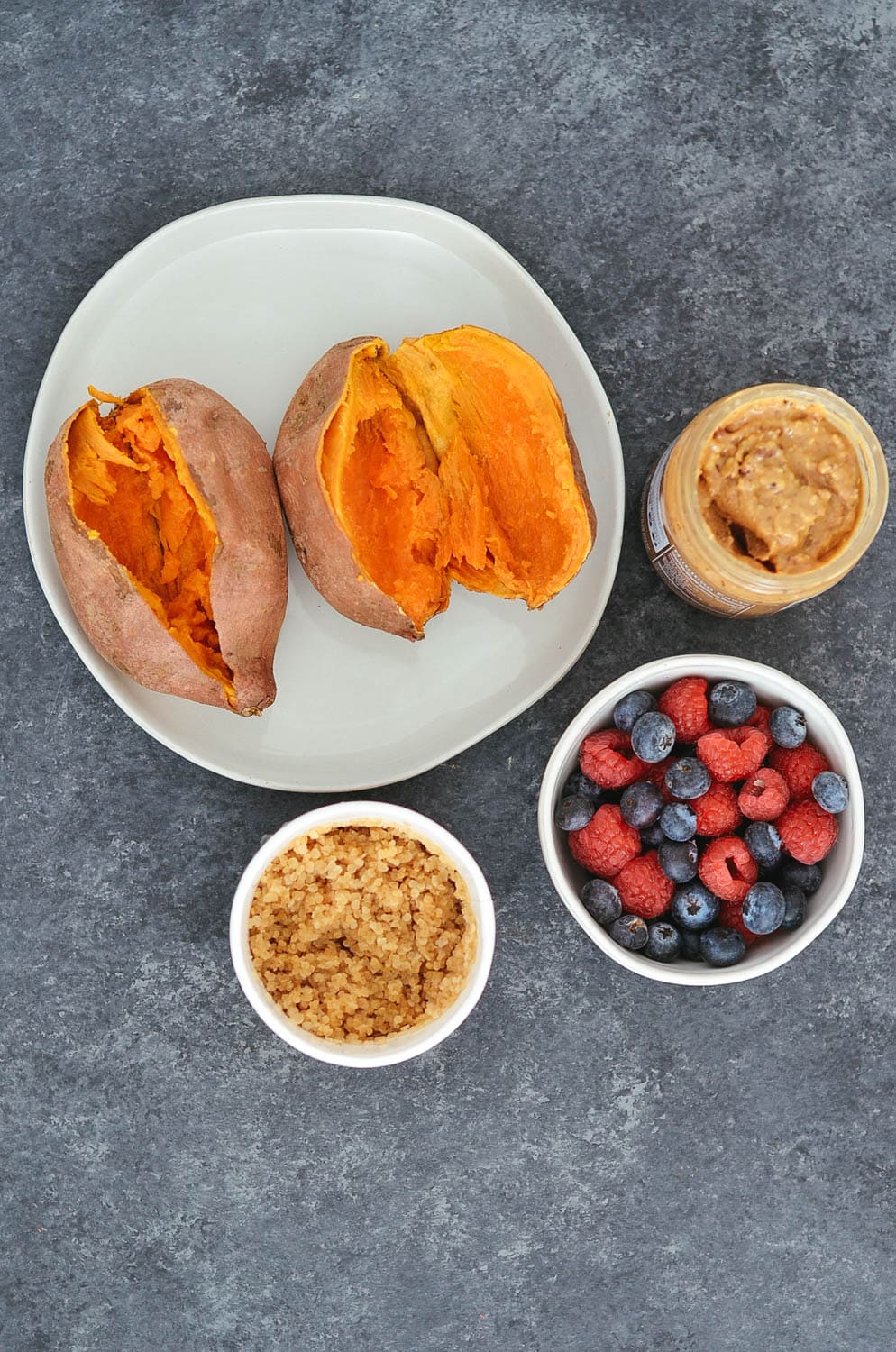 Quinoa Stuffed Sweet Potato Meal Prep 3 Ways -93