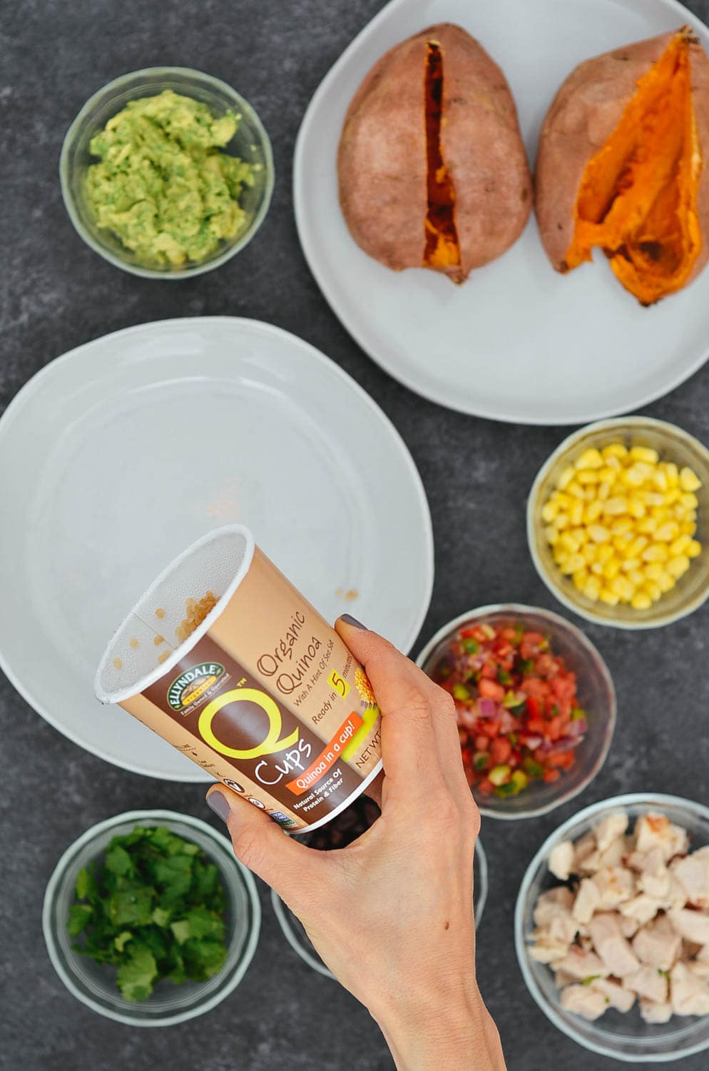 Quinoa Stuffed Sweet Potato Meal Prep 3 Ways -93