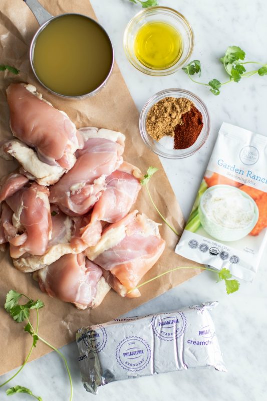 Instant Pot Ranch Chicken Meal Prep