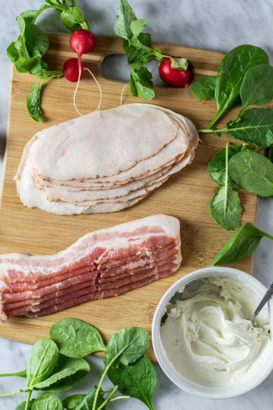 Keto Turkey Ranch Pin Wheel Snack Boxes