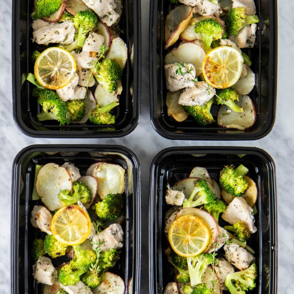 whole30 sheet pan lemon and herb chicken