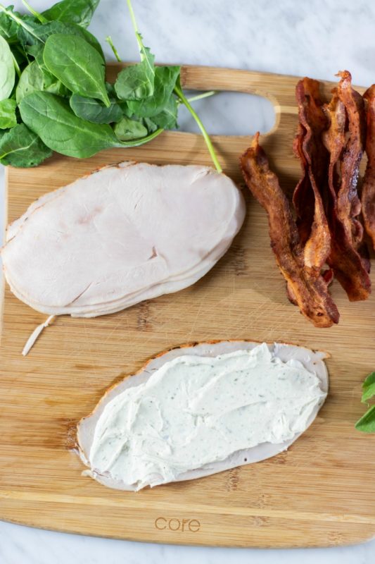 Keto Turkey Ranch Pin Wheel Snack Boxes