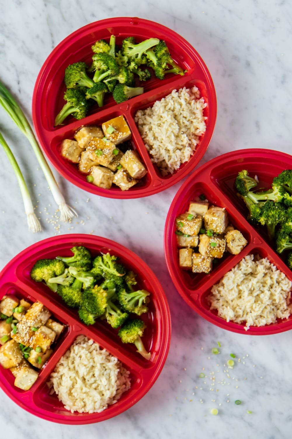 Vegan Sheet Pan Crispy Tofu and Broccoli
