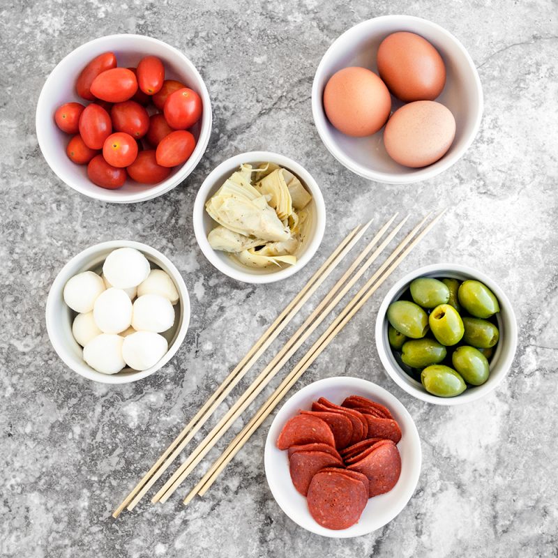 Antipasto Skewer Snack Boxes