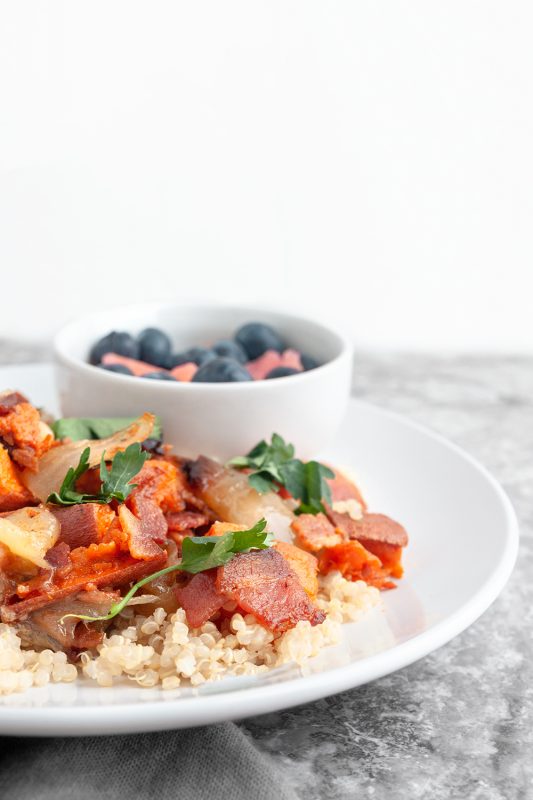 Loaded Sausage and Bacon Breakfast Casserole