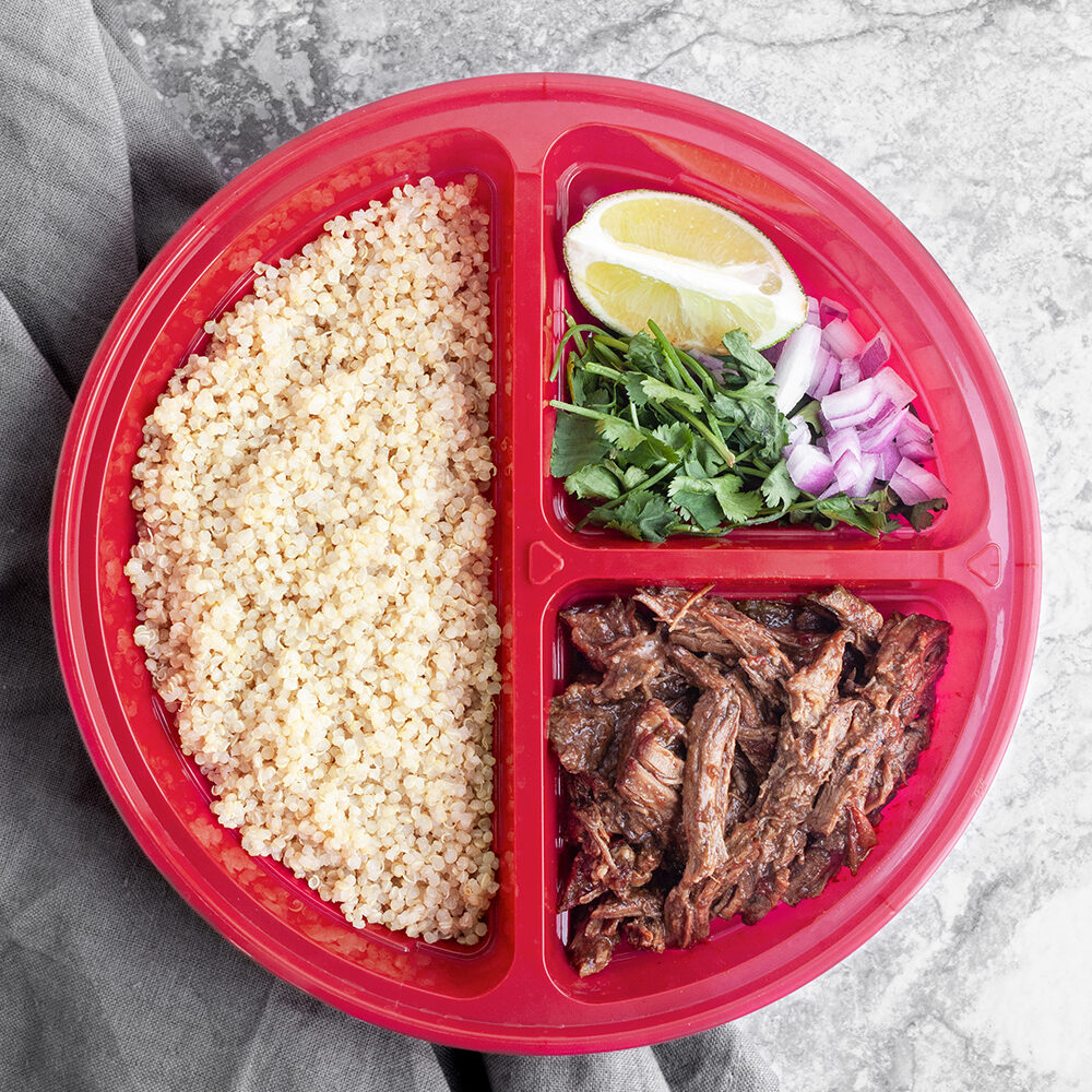 Instant Pot Beef Barbacoa Meal Prep Bowls