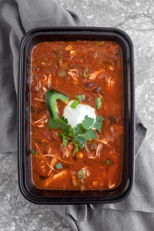 Instant Pot Chicken Enchilada Soup