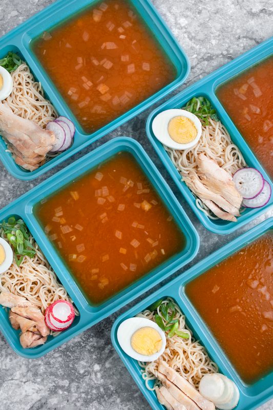 Chicken Ramen Meal Prep