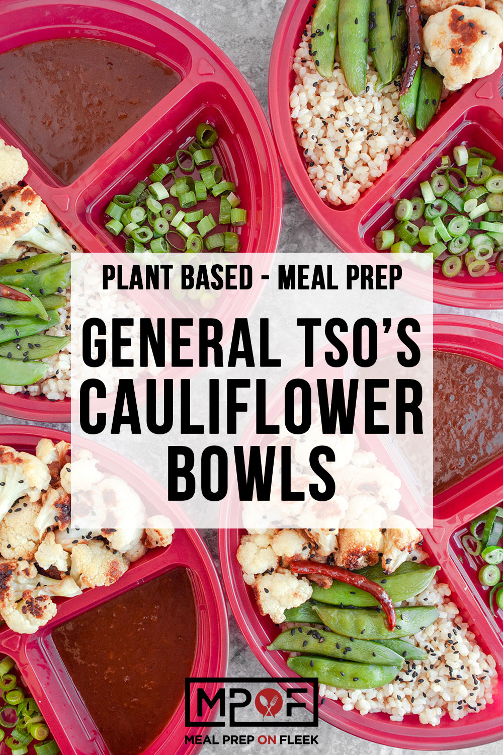General Tso's Cauliflower Bowls