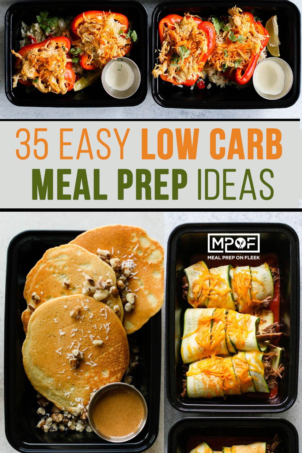 35 Easy Low Carb Recipe Meal Prep Ideas