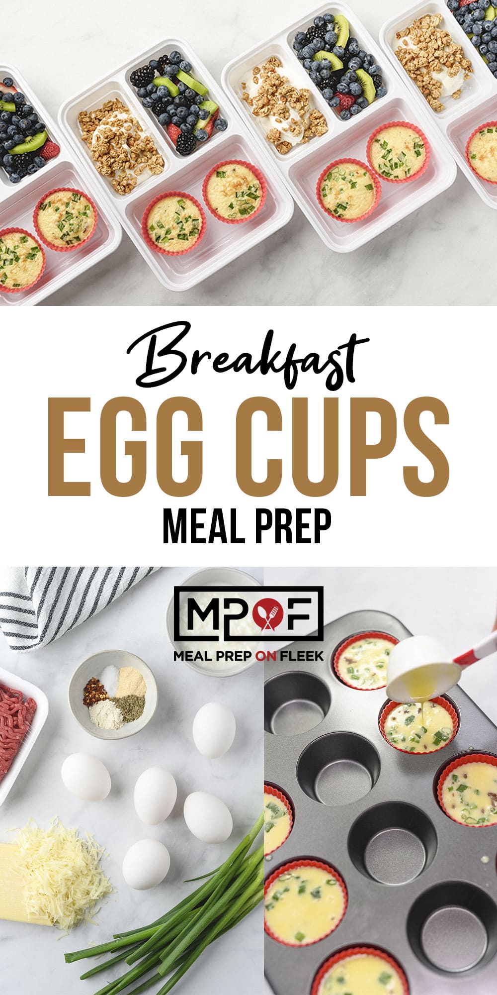 Beef Breakfast Sausage Egg Cups