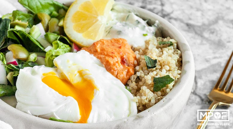 Middle Eastern Breakfast Salad Bowls