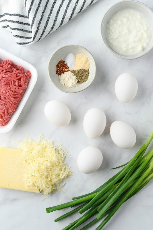 Beef Breakfast Sausage Egg Cups