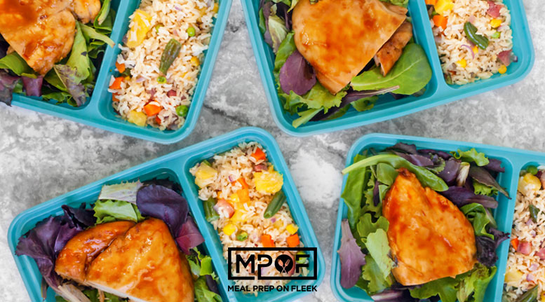 Sheet Pan Teriyaki Chicken and Pineapple Fried Rice