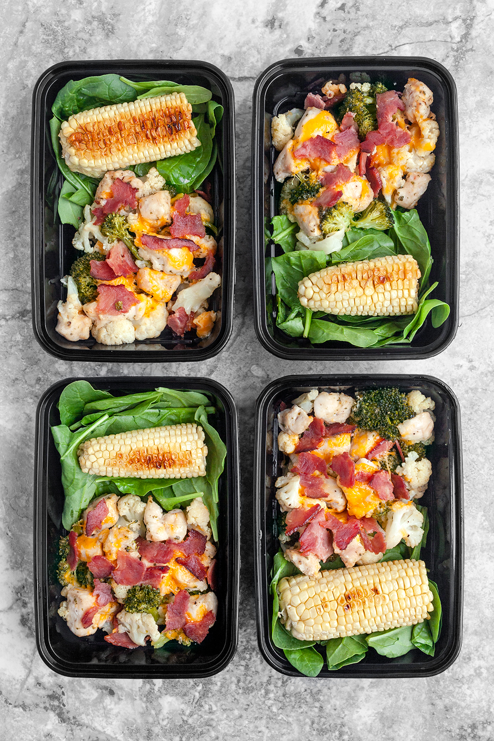 Bacon Ranch Chicken and Veggies Foil Packets
