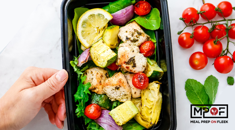 Roasted Greek Chicken and Vegetables