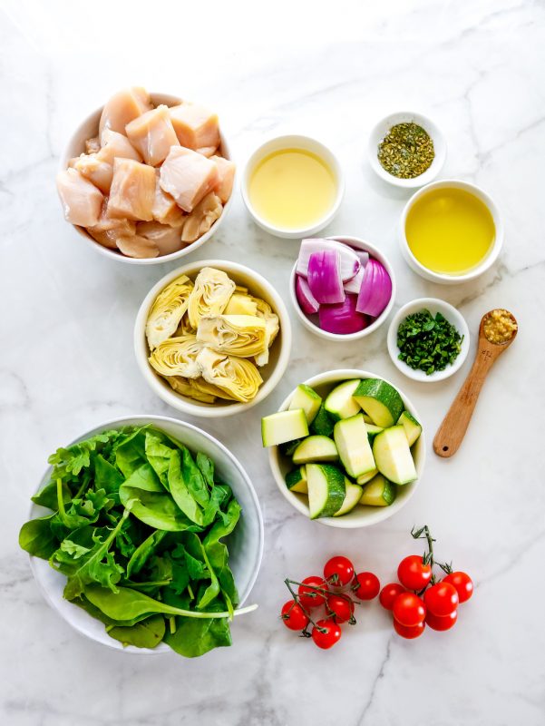 Sheet Pan Greek Chicken and Vegetables 