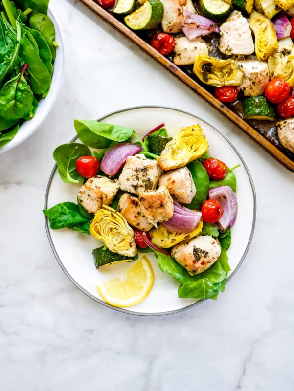 Sheet Pan Greek Chicken and Vegetables