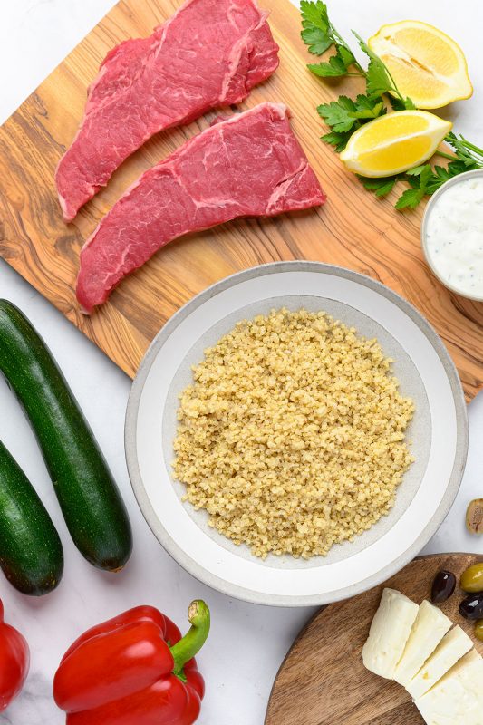 Mediterranean Style Meal Prep Bowls