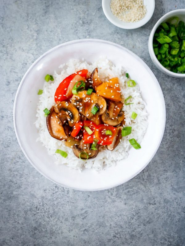 Sweet and Sour Mushrooms