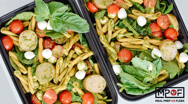 Caprese Pesto Sausage Pasta