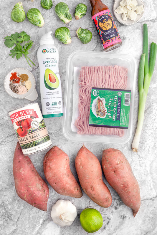 Turkey Stuffed Sweet Potatoes