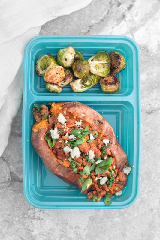 Turkey Stuffed Sweet Potatoes