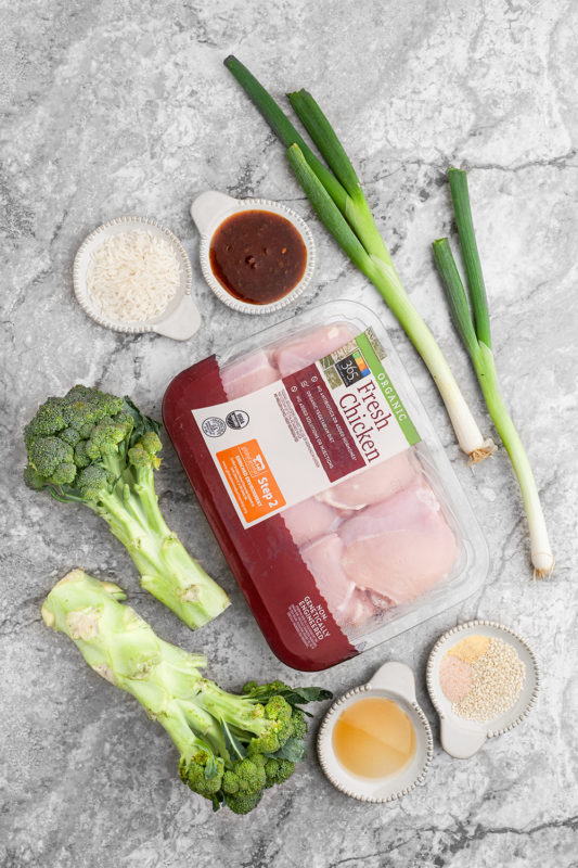 Korean BBQ chicken ingredients