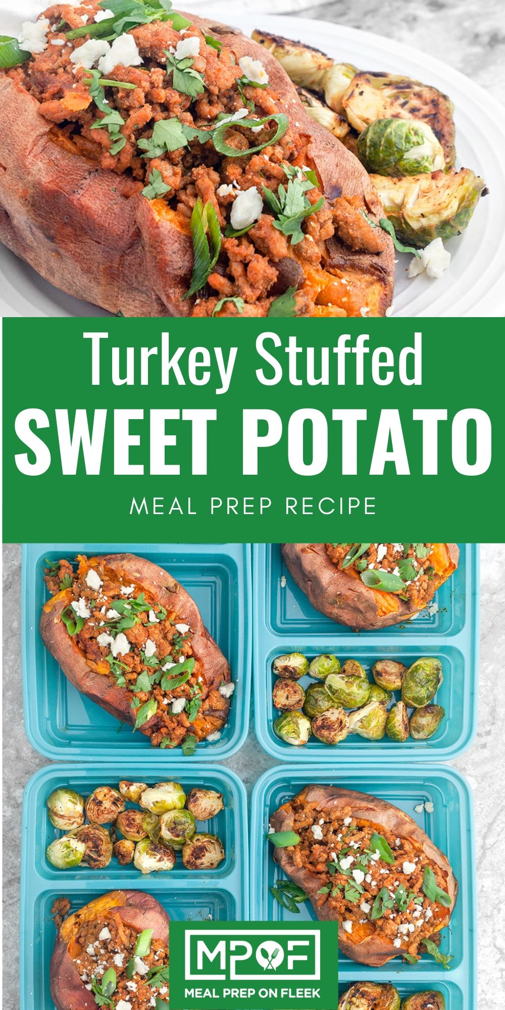 Turkey Stuffed Sweet Potatoes