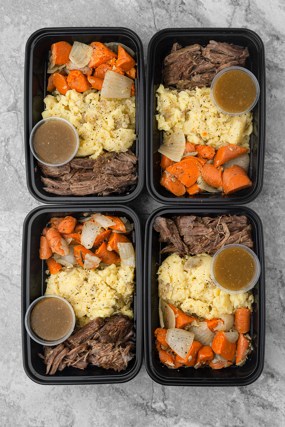 Instant Pot Roast with Mashed Potatoes