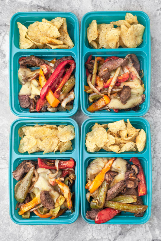 Sheet Pan Philly Cheesesteak