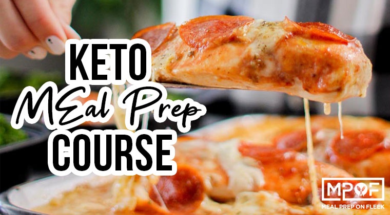keto meal prep course banner