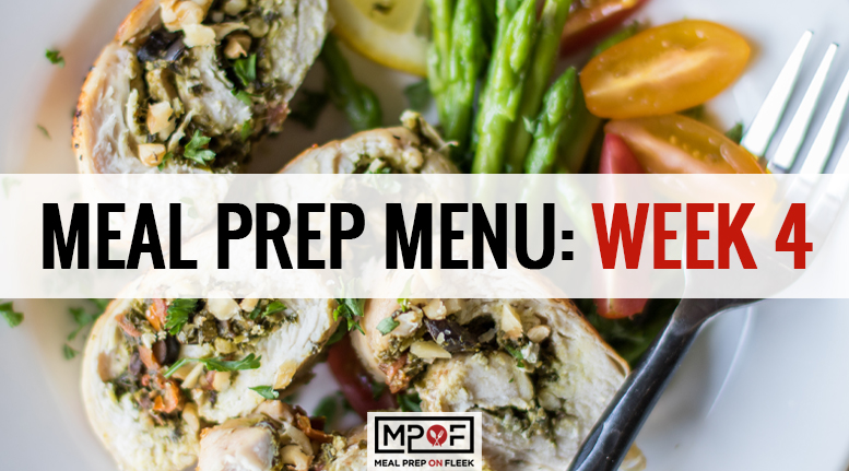 Meal Prep Menu: Week 4