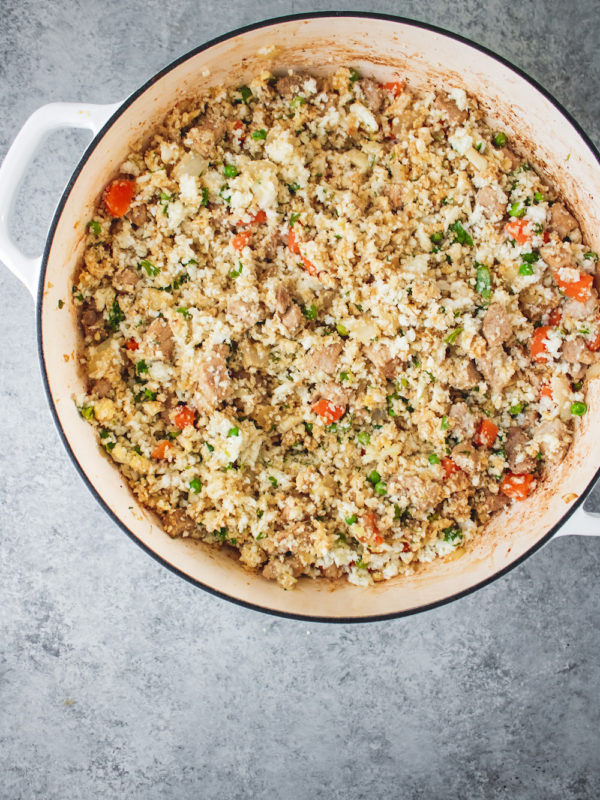 Pork Fried Cauliflower Rice 