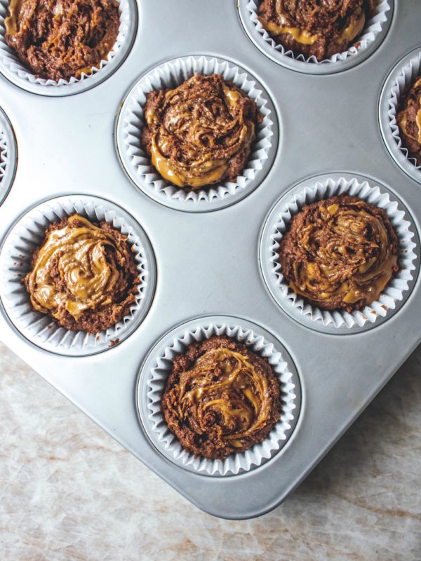 Peanut Butter Chocolate Muffins
