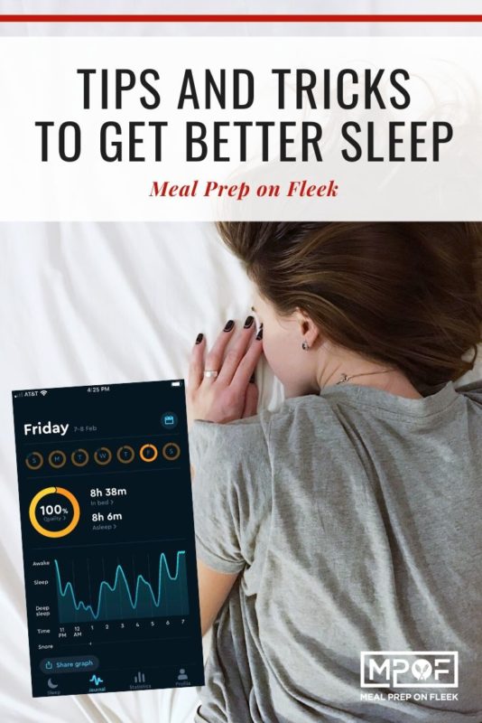 Tips to Get Better Sleep Pinterest