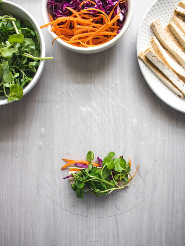 Watercress Spring Rolls