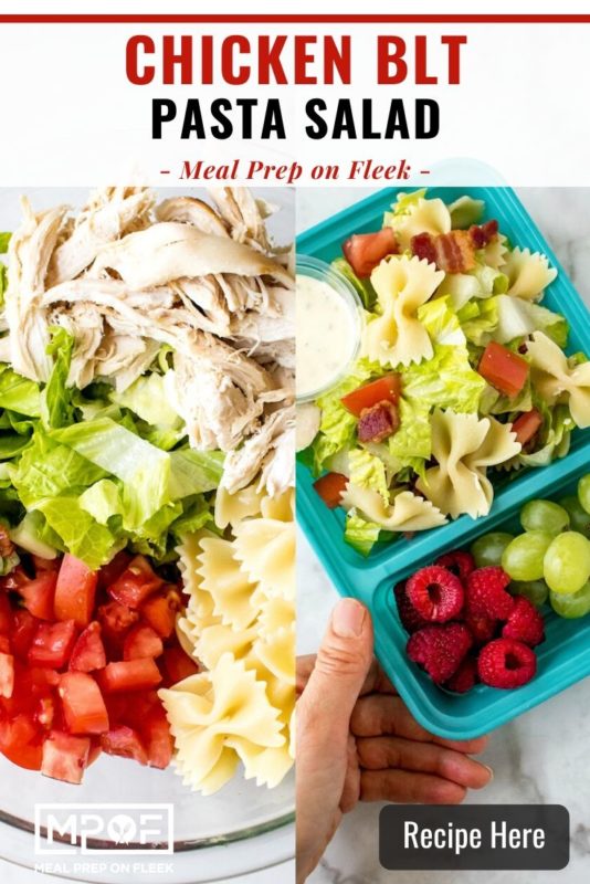 Chicken BLT Pasta Salad 