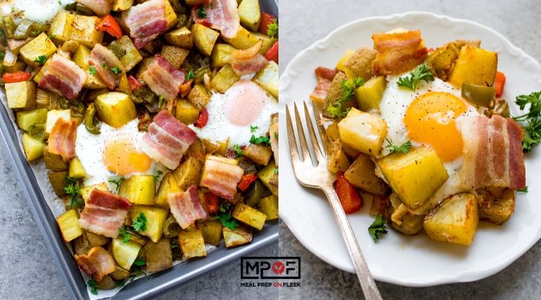 Sheet Pan Breakfast Hash and Eggs